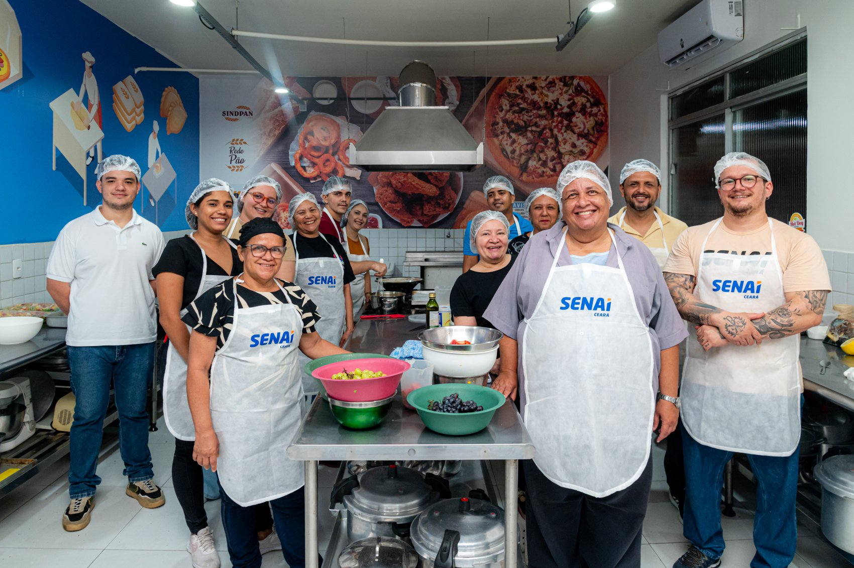 SENAI Ceará e Sindpan encerram ciclo de capacitações com turma de Refeições para o Natal