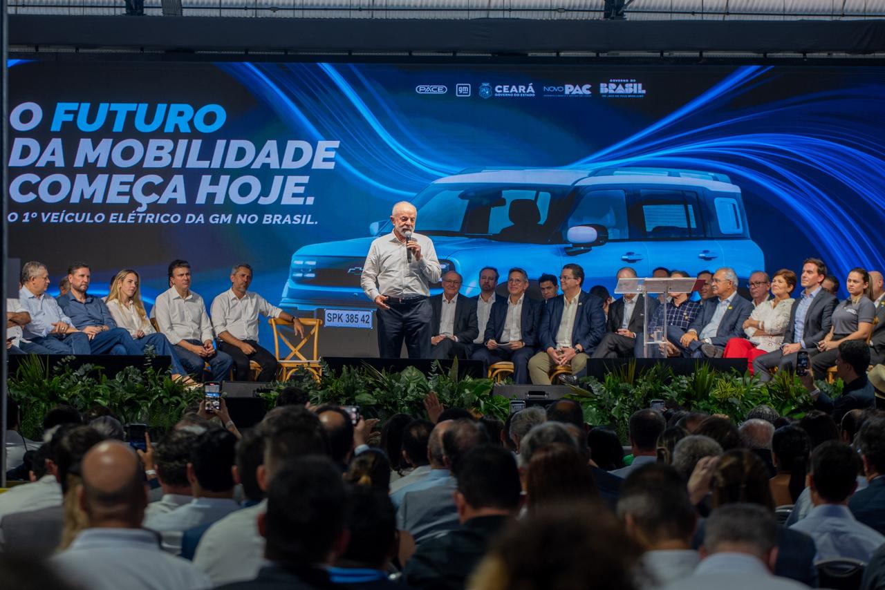 Presidente da FIEC participa de inauguração do Polo Automotivo do Ceará, que estreia produção de modelos elétricos da GM em Horizonte