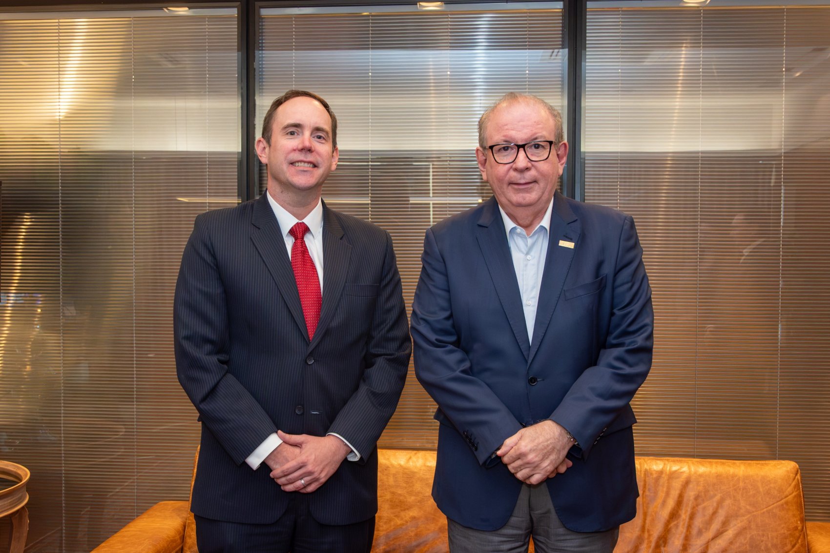 Ricardo Cavalcante recebe cônsul-geral dos EUA e destaca potencial industrial do Ceará