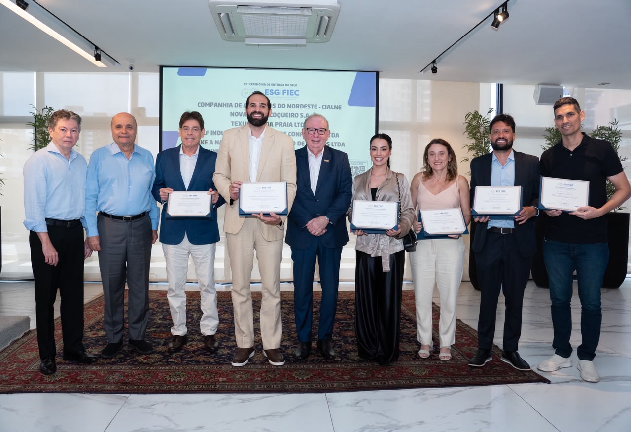 Selo ESG-FIEC reconhece mais seis empresas por boas práticas nas áreas ambiental, social e de governança